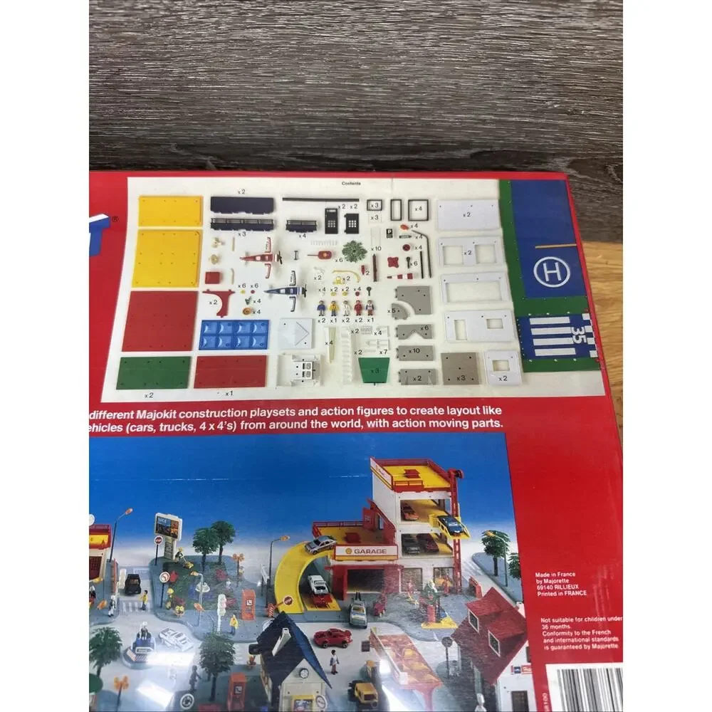 Majorette Majokit France Construction Playset Airport– 200 Pieces New